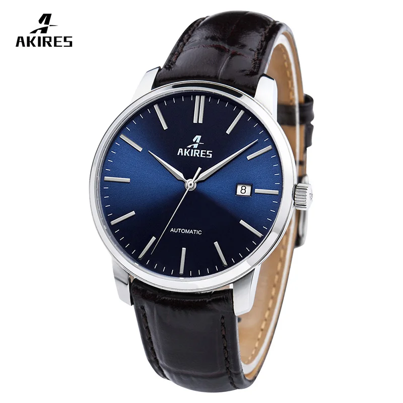 Men Watches AKIRES Watch OEM Automatic Watch Mens Custom Leather Luxury Wristwatch
Men Watches AKIRES Watch OEM Automatic Watch Mens Custom Leather Luxury Wristwatch