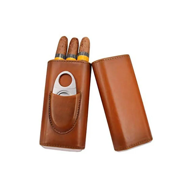 Hot Sale New 3 Finger Leather Travel Case Cigar box Cutter Stainless Steel Custom Logo Multifunctional Cigar humidor, Customized color
Hot Sale New 3 Finger Leather Travel Case Cigar box Cutter Stainless Steel Custom Logo Multifunctional Cigar humidor, Customized color