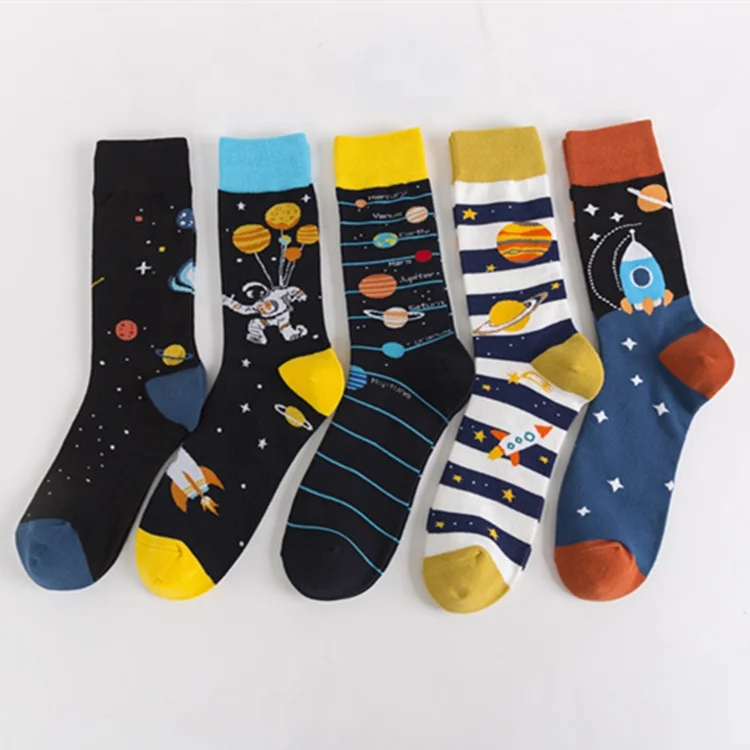 Wholesale Black Colorful Socks Men Universe Socks Sports Jacquard Cotton Happy Socks
Wholesale Black Colorful Socks Men Universe Socks Sports Jacquard Cotton Happy Socks