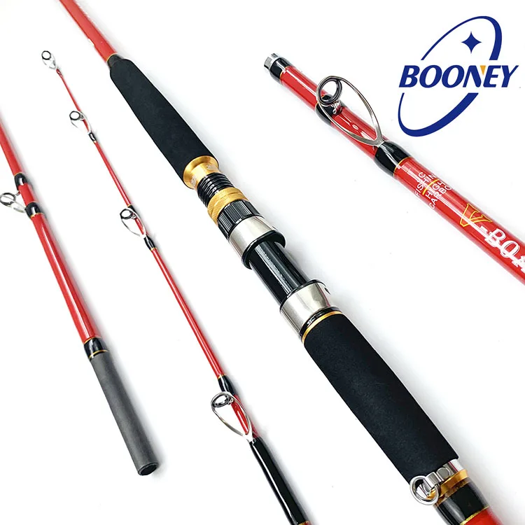 Booney portable 2+1section boat jigging fishing pole 21.mm-2.7mm powerful trolling Catfishing rod in stock
Booney portable 2+1section boat jigging fishing pole 21.mm-2.7mm powerful trolling Catfishing rod in stock