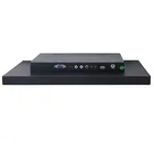 15.6 inch industrial metal shell lcd monitor 1366*768 resolution with AV BNC VGA HD USB interface