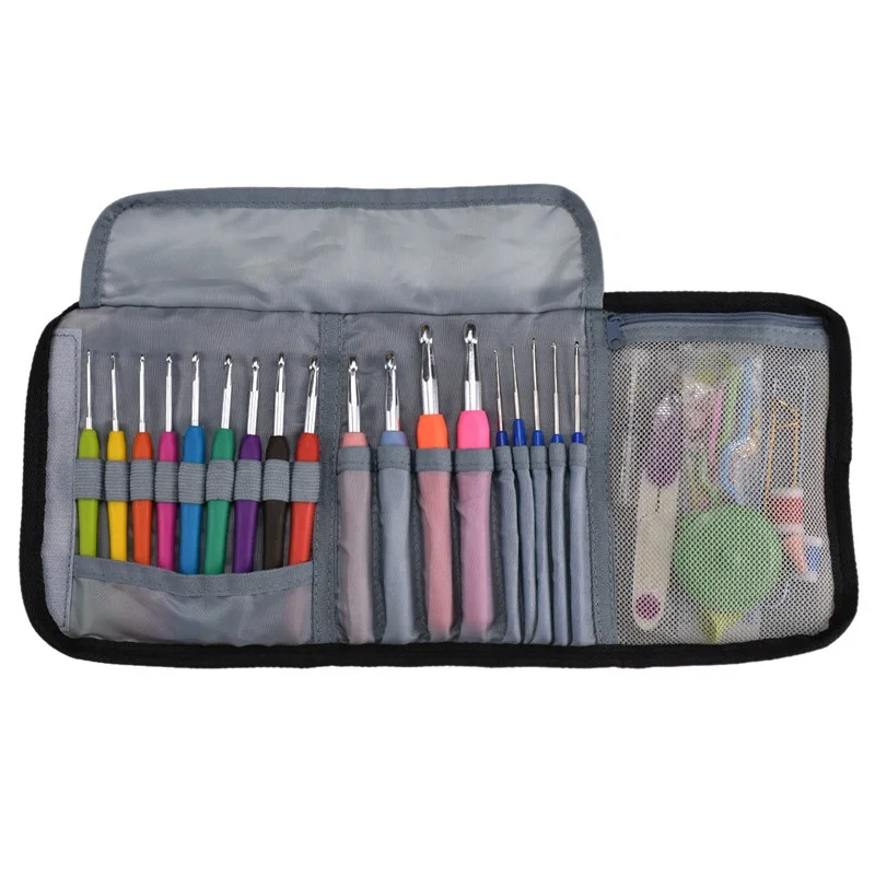 14pcs Crochet Knitting Set 2.0-10.0mm Soft Handle Crocheting Hooks Set DIY Yarn Craft Weave Tools Kit Needle
14pcs Crochet Knitting Set 2.0-10.0mm Soft Handle Crocheting Hooks Set DIY Yarn Craft Weave Tools Kit Needle