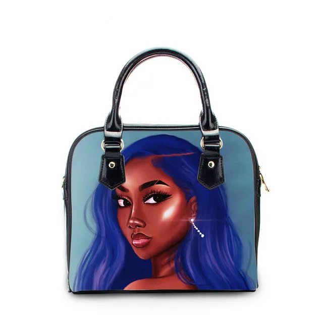 Luxury Handbags Women Bag Designer Shoulder Handbag Black Art African Girls Totes Female PU Leather Crossbody Bag, Customized
Luxury Handbags Women Bag Designer Shoulder Handbag Black Art African Girls Totes Female PU Leather Crossbody Bag, Customized