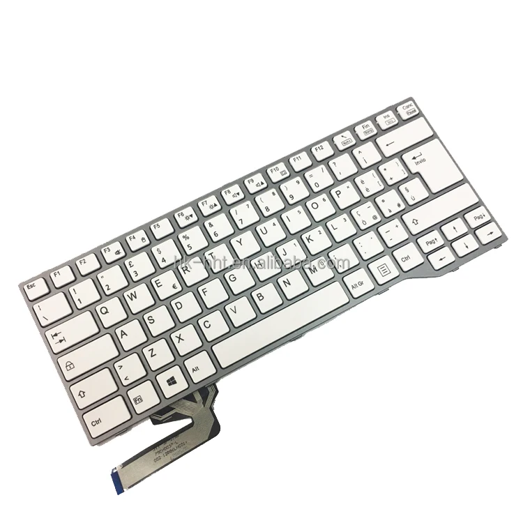 

HK-HHT New keyboard for Fujitsu Lifebook E733 E734 E743 E744 Italian keyboard White