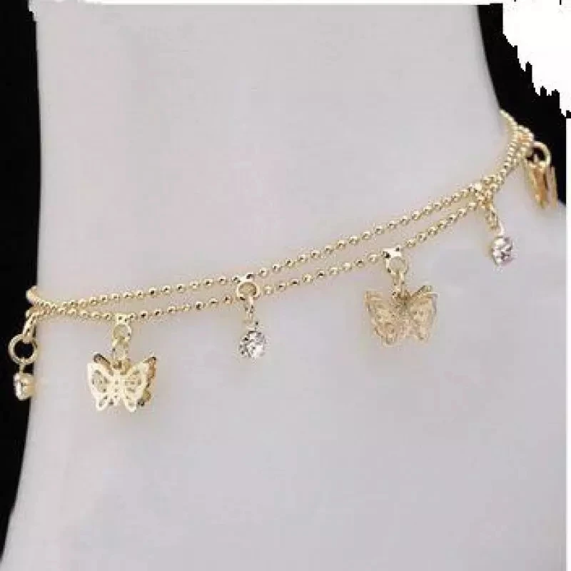 Wholesale 2021 New Women's Summer Beach Anklet Bracelet Personality Wild Double Butterfly Anklet
Wholesale 2021 New Women's Summer Beach Anklet Bracelet Personality Wild Double Butterfly Anklet