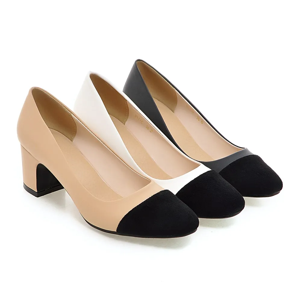 Women Suede Leather Pumps Office Ladies Shoes Women Slip-on Party Patchwork Pumps, Black,apricot,white
Women Suede Leather Pumps Office Ladies Shoes Women Slip-on Party Patchwork Pumps, Black,apricot,white