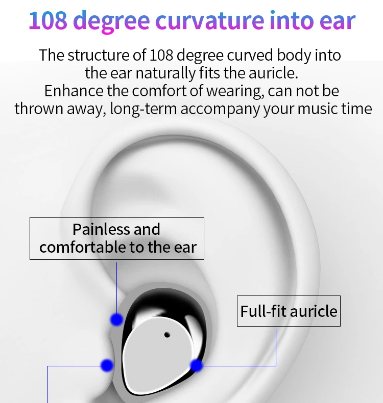 High Quality 3000Mah Lcd Tws Headphones Bluetooths 8D Stereo Hifi Sport Earphones Wireless Music Headset With Charging Pods - ANKUX.COM
