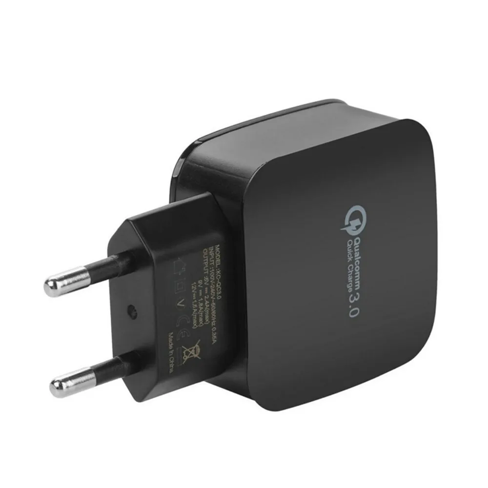 QC 3.0 Single USB Wall Charger 18W Black Adapter Adaptive Fast Charging Block Compatible Wireless Charger Mobile Phone, White/black/grey
QC 3.0 Single USB Wall Charger 18W Black Adapter Adaptive Fast Charging Block Compatible Wireless Charger Mobile Phone, White/black/grey