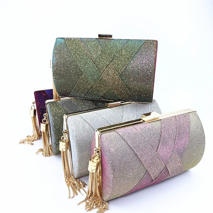 Evening bags ladies color-changing colorful satin tassels banquet bags dress bridal evening bag
Evening bags ladies color-changing colorful satin tassels banquet bags dress bridal evening bag