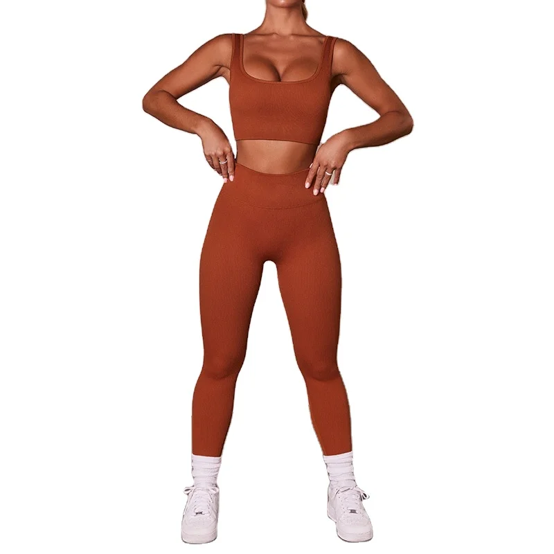 2021 new yoga activewear sets work out Sport Gym Wear Suits women yoga pants and bra set, Customized colors
2021 new yoga activewear sets work out Sport Gym Wear Suits women yoga pants and bra set, Customized colors