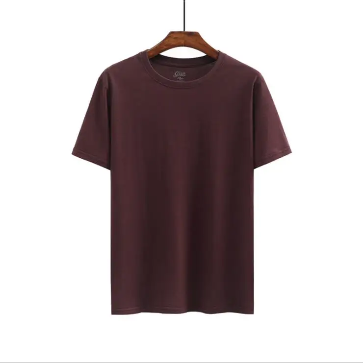 New summer men's cotton short sleeve T - shirt men's half - sleeve solid color T - shirt base shirt clothes
New summer men's cotton short sleeve T - shirt men's half - sleeve solid color T - shirt base shirt clothes