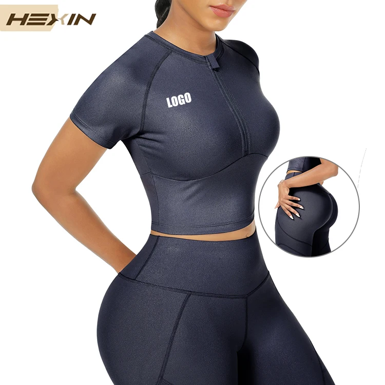 HEXIN Top Selling 2 piece athletic sport fitness women yoga mat sport wear set yoga sets
HEXIN Top Selling 2 piece athletic sport fitness women yoga mat sport wear set yoga sets