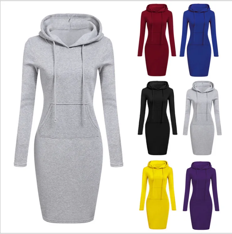 Custom Logo Winter Long-sleeved Sweatshirt Women's Casual Pocket Hoodies Dress, Pink/red/white/beige
Custom Logo Winter Long-sleeved Sweatshirt Women's Casual Pocket Hoodies Dress, Pink/red/white/beige