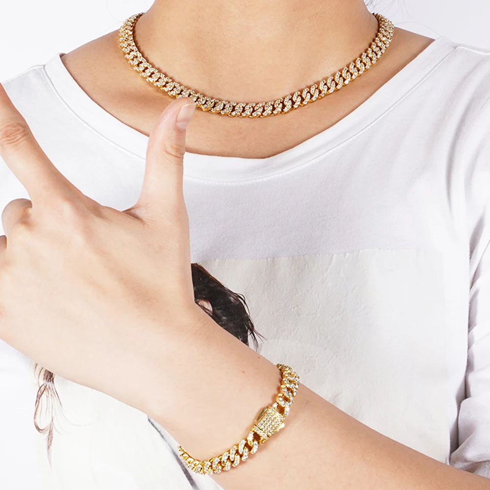 9mm 18k Gold Plated Women Bracelet Women Anklet Bracelet Jewelry Cuban Link Anklet Hiphop
9mm 18k Gold Plated Women Bracelet Women Anklet Bracelet Jewelry Cuban Link Anklet Hiphop