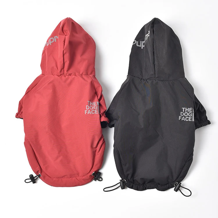 New design windproof and rainproof padded dog stormcoat large dog raincoat fashion jacket
New design windproof and rainproof padded dog stormcoat large dog raincoat fashion jacket