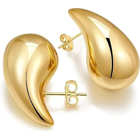 Ohrringe 18k Dupes Ohrringe Gold Chunky Goldene Ohrringe Damen Waterdrop Earrings for Women Hypoallergene Tropfen
Ohrringe 18k Dupes Ohrringe Gold Chunky Goldene Ohrringe Damen Waterdrop Earrings for Women Hypoallergene Tropfen