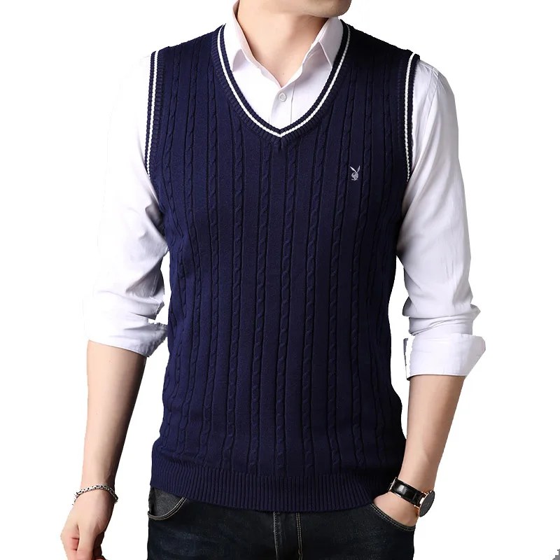 Custom knitted sweater vest Spring and Autumn Men's Sweaters Hot selling high quality sweater vest
Custom knitted sweater vest Spring and Autumn Men's Sweaters Hot selling high quality sweater vest