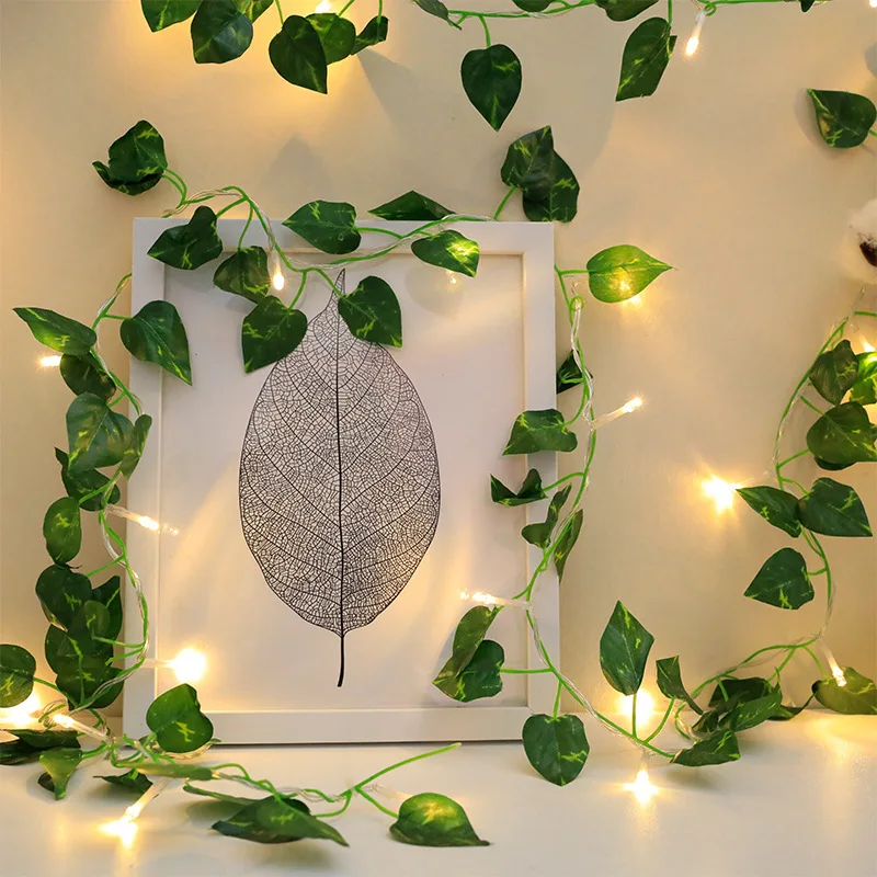 New simulation green leaf rattan LED lantern room decoration copper wire lamp crafts
New simulation green leaf rattan LED lantern room decoration copper wire lamp crafts