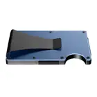 Wholesale metal slim credit card holder aluminum wallet RFID blocking minimalist wallet