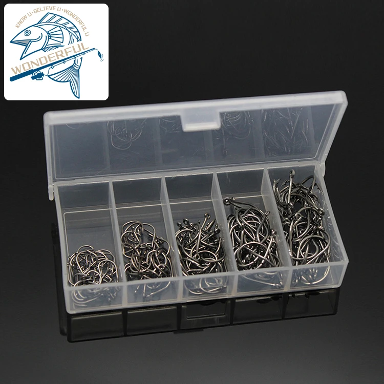 Wholesale 151pcs Steel Stainless Ring Big Game Saltwater Barbed Fishing Hook Set With Box
Wholesale 151pcs Steel Stainless Ring Big Game Saltwater Barbed Fishing Hook Set With Box
