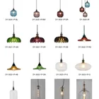 Modern design pendent lobby hanging lighting grey glass chandelier led pendant light
