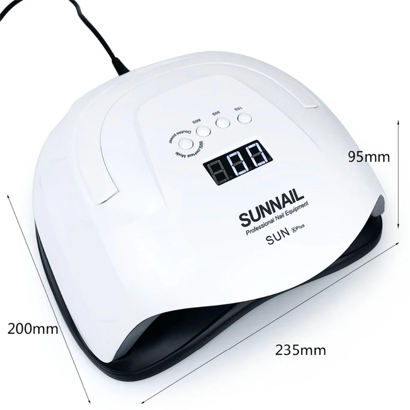 SUN X Plus 80w UV Lamp Nail Dryer 42 PCS LEDs Sun Light LED Nail Lamp For Curing UV Gel Manicure Pedicure Nail Salon Machine
SUN X Plus 80w UV Lamp Nail Dryer 42 PCS LEDs Sun Light LED Nail Lamp For Curing UV Gel Manicure Pedicure Nail Salon Machine