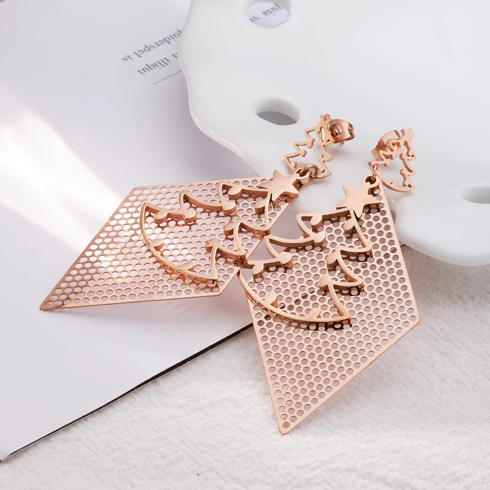 Drop Earrings Women Fashion Jewelry Sets Wholesale Trendy Christmas Tree Statement Stainless Steel Statement Earring Wedding
Drop Earrings Women Fashion Jewelry Sets Wholesale Trendy Christmas Tree Statement Stainless Steel Statement Earring Wedding
