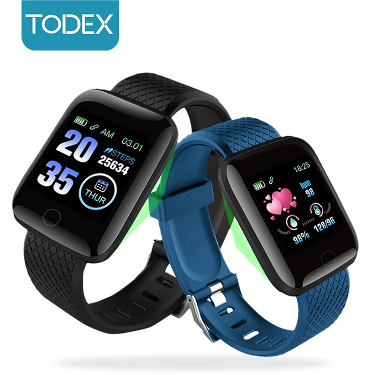 Todex Factory Price 116 Plus Smart Watch Fitness Tracker Heart Rate Blood Pressure Smart Bracelet for Man Woman D13 Smartwatch
Todex Factory Price 116 Plus Smart Watch Fitness Tracker Heart Rate Blood Pressure Smart Bracelet for Man Woman D13 Smartwatch