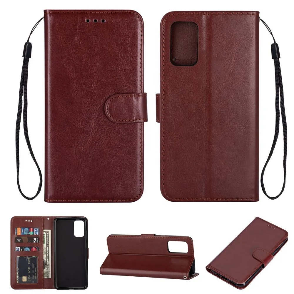 Latest Model Wallet Leather Portable Folding Smart Cover Case for Samsung S20 with Strap, Mobile Case for Samsung S20 Plus, Multi colors
Latest Model Wallet Leather Portable Folding Smart Cover Case for Samsung S20 with Strap, Mobile Case for Samsung S20 Plus, Multi colors