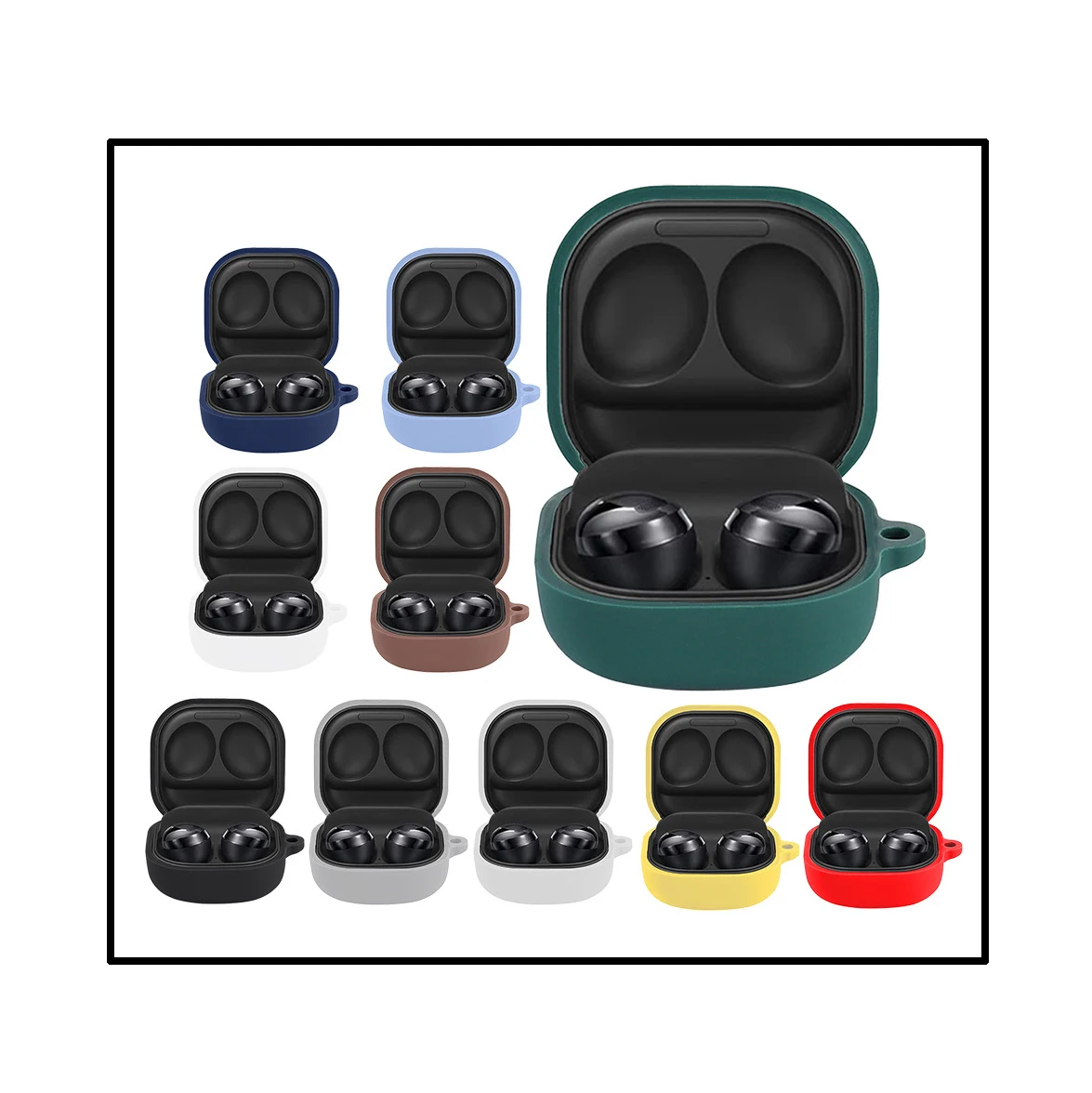 Anti-slip silicone sleeve 12 colors Wholesale price For Samsung galaxy buds live/pro case galaxy buds case
Anti-slip silicone sleeve 12 colors Wholesale price For Samsung galaxy buds live/pro case galaxy buds case
