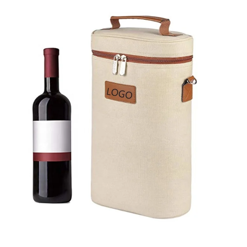Custom 2 Bottles Christmas Insulated Carrier Leather Tote Canvas Travel Padded Sublimation Portable Reusable Ice Wine Cooler Bag, Beige or custom
Custom 2 Bottles Christmas Insulated Carrier Leather Tote Canvas Travel Padded Sublimation Portable Reusable Ice Wine Cooler Bag, Beige or custom