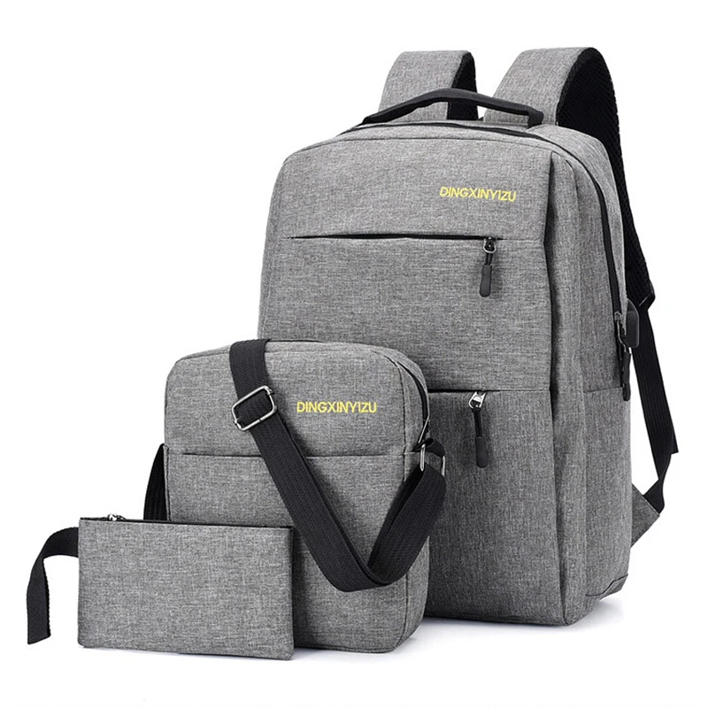 2021 Multifunction Unisex Casual 3 in 1 Backpack set Travel 3pc set USB Laptop Backpack bag, Blue,black,gray,red
2021 Multifunction Unisex Casual 3 in 1 Backpack set Travel 3pc set USB Laptop Backpack bag, Blue,black,gray,red