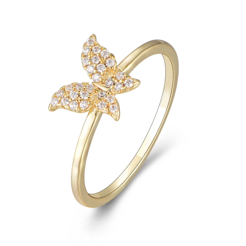 Gold Plated Cz Cubic Necklaceutterfly Ring for Women Girls Sterling Silver Jewelry Custom Logo Butterfly Cocktail Ring Zircon
Gold Plated Cz Cubic Necklaceutterfly Ring for Women Girls Sterling Silver Jewelry Custom Logo Butterfly Cocktail Ring Zircon