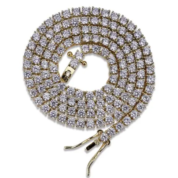 Hip Hop Jewelry tennis chain cz 16''18''20''22''24'' Chain Used chain link fence Necklace
Hip Hop Jewelry tennis chain cz 16''18''20''22''24'' Chain Used chain link fence Necklace