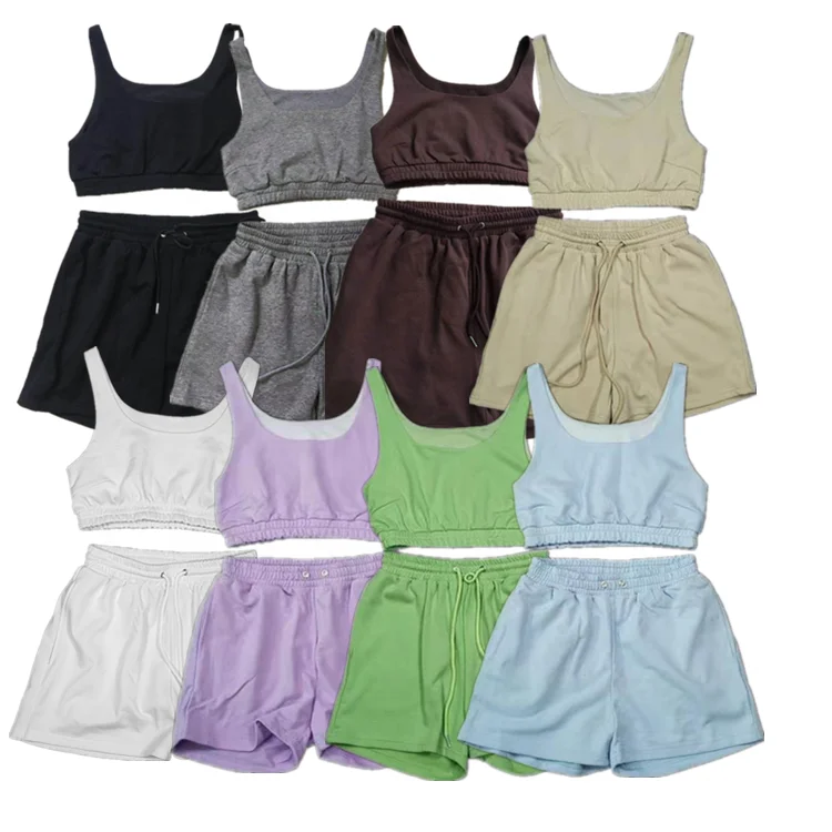 Summer Soft Cotton 2XL Sleeveless Crop Top and Pants Yoga Women Clothing Two Piece women's shorts Sets, In available
Summer Soft Cotton 2XL Sleeveless Crop Top and Pants Yoga Women Clothing Two Piece women's shorts Sets, In available