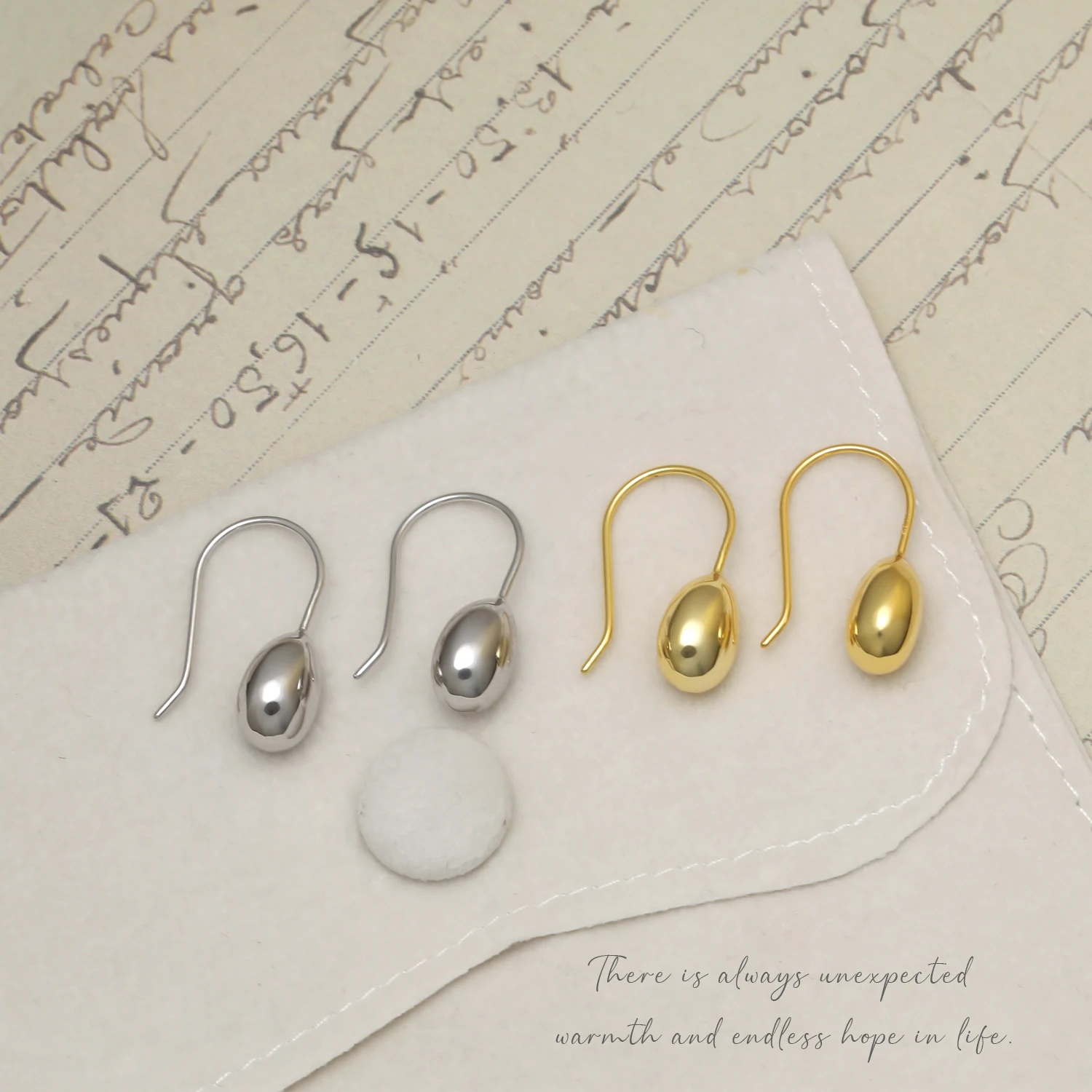 VIANRLA 925 Sterling Silver Jewelry Daintiness Drop Shape Earrings 18k Gold Plated Earring For Women Free Laser Logo
VIANRLA 925 Sterling Silver Jewelry Daintiness Drop Shape Earrings 18k Gold Plated Earring For Women Free Laser Logo