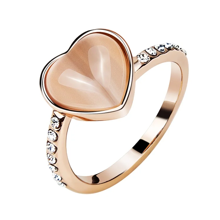 Charare stainless steel 18k rose gold plated opal ring for wedding jewelry accessories, As picture&customizable
Charare stainless steel 18k rose gold plated opal ring for wedding jewelry accessories, As picture&customizable