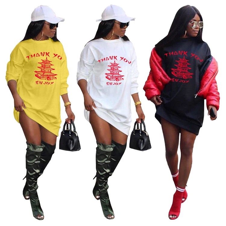 Wholesale Street Hipster Letter Print Sweater Ladyd Fall Fashion Casual Dresses Women, Customized color
Wholesale Street Hipster Letter Print Sweater Ladyd Fall Fashion Casual Dresses Women, Customized color
