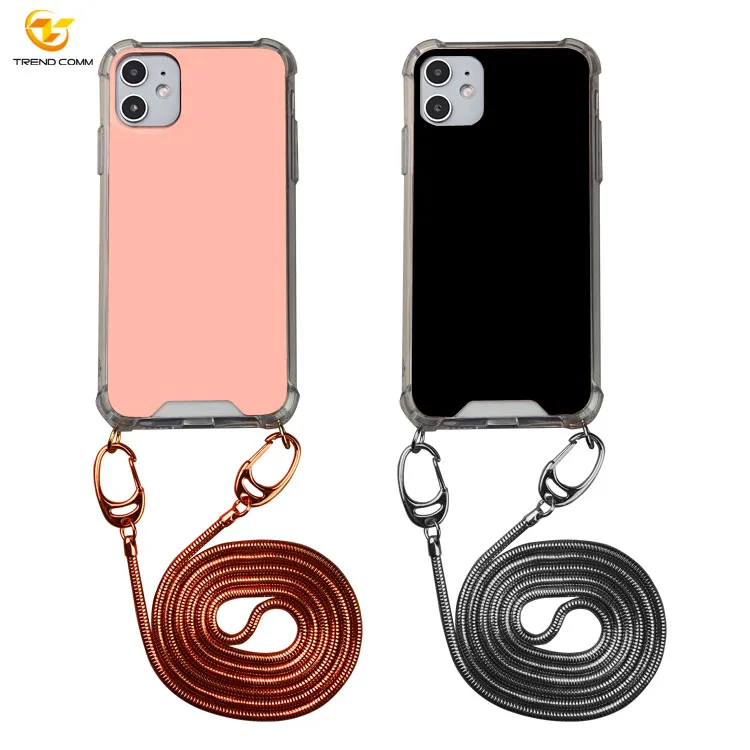 Shiny Rosegold Metal Chain Detachable Shockproof Mirror Phone Case For iPhone 11/12 Pro Max
Shiny Rosegold Metal Chain Detachable Shockproof Mirror Phone Case For iPhone 11/12 Pro Max