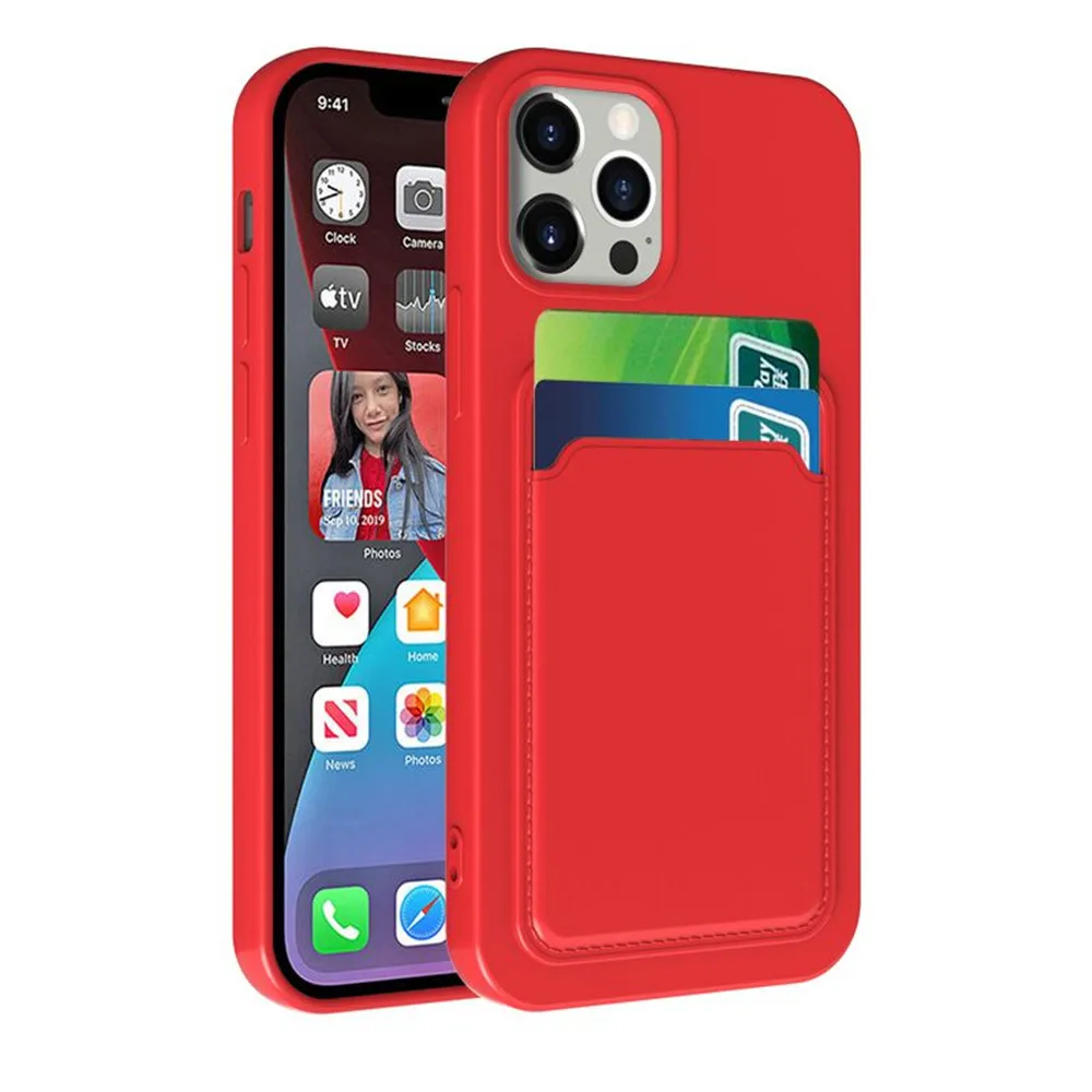Soft Silicone TPU Gel Phone Case for iPhone 11 Pro Card Slot TPU Back Cover for iPhone 12 XR Xs Max 7 8 Plus, Multi
Soft Silicone TPU Gel Phone Case for iPhone 11 Pro Card Slot TPU Back Cover for iPhone 12 XR Xs Max 7 8 Plus, Multi