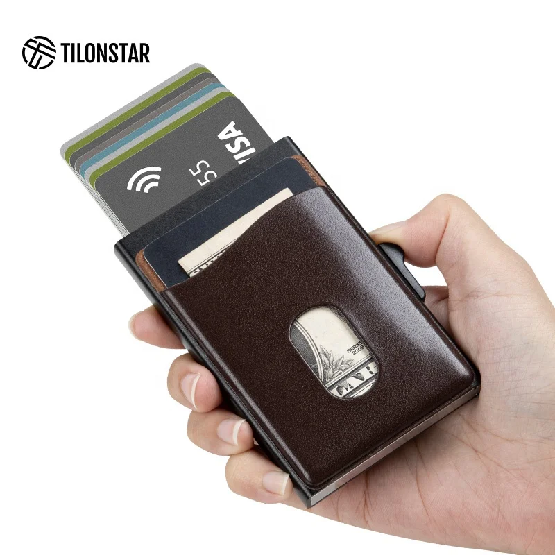 Fast Delivery Personalized Rfid Wallet With Outside Pocket Slim Pop Up Card Wallet Smart Aluminum Wallet
Fast Delivery Personalized Rfid Wallet With Outside Pocket Slim Pop Up Card Wallet Smart Aluminum Wallet