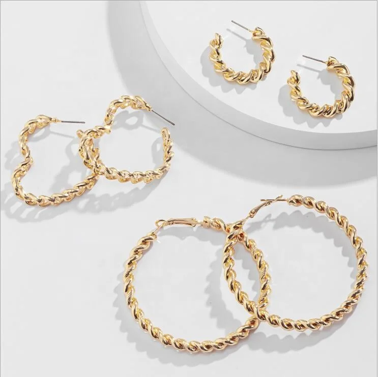 Classic Stainless Steel Ear Buckle for Women Trendy Gold Color Small Large Circle Hoop Earrings Punk Hip Hop Jewelry Accessories
Classic Stainless Steel Ear Buckle for Women Trendy Gold Color Small Large Circle Hoop Earrings Punk Hip Hop Jewelry Accessories