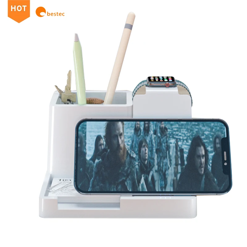 4 in 1 Wireless Charger, Wireless Charging Stand for Apple Watch and Airpod, Charging Station for Multiple Devices, Black ,white,customized
4 in 1 Wireless Charger, Wireless Charging Stand for Apple Watch and Airpod, Charging Station for Multiple Devices, Black ,white,customized