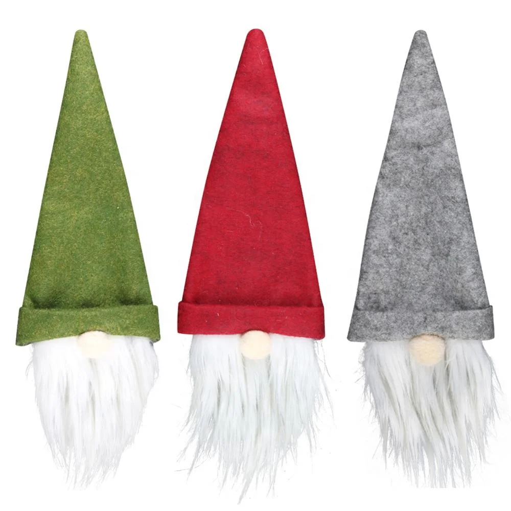 Set of 3 Mini Decorative Felt Swedish Christmas Gnomes Tomte Wine Bottle Topper Dress for Holiday Gift Xmas Decorations
Set of 3 Mini Decorative Felt Swedish Christmas Gnomes Tomte Wine Bottle Topper Dress for Holiday Gift Xmas Decorations