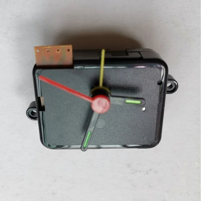 quality quartz external battery snooze crescent alarm step clock movement