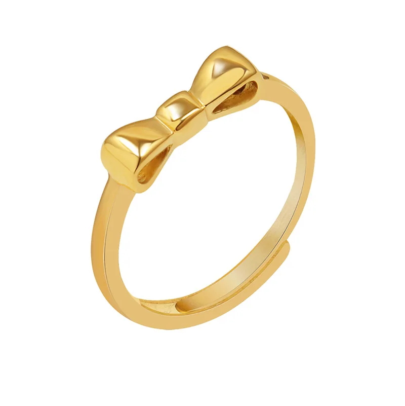 Fine Jewelry Iced Out Hip Hop Cuban Link Ring Gold Plated Stainless Steel Bowknot Finger Ring For Women
Fine Jewelry Iced Out Hip Hop Cuban Link Ring Gold Plated Stainless Steel Bowknot Finger Ring For Women