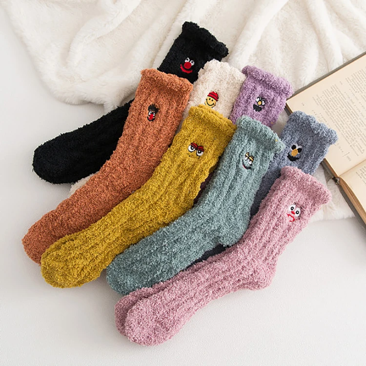 Fashion Women Thick Thermal Polyester Custom Anti Slip 3d carton Indoor Floor Crew Socks for Girl Women, As picture shows
Fashion Women Thick Thermal Polyester Custom Anti Slip 3d carton Indoor Floor Crew Socks for Girl Women, As picture shows