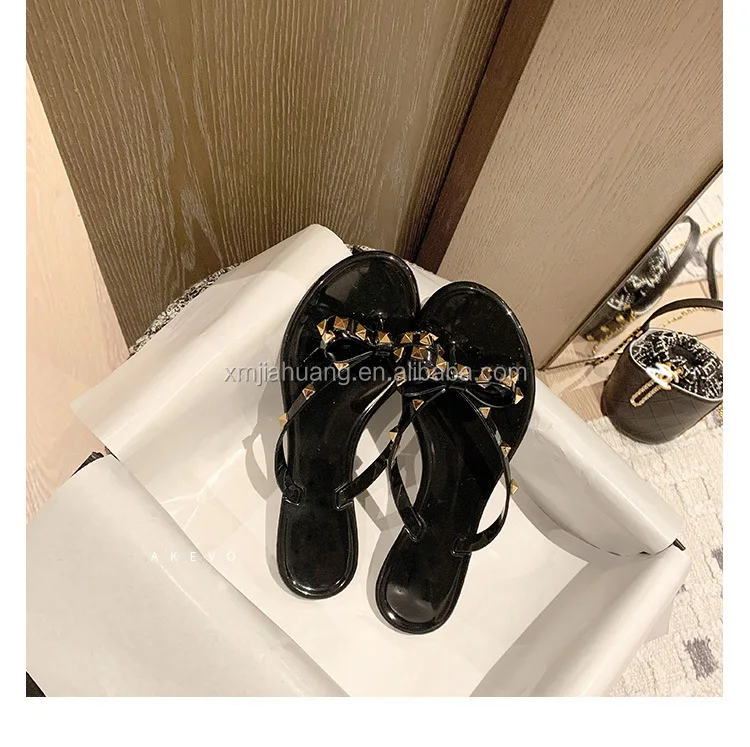 Women's Sandals Summer Jelly Flip-Flops Fashion Rivet Princess Sandals Flip-flops Shoes
Women's Sandals Summer Jelly Flip-Flops Fashion Rivet Princess Sandals Flip-flops Shoes