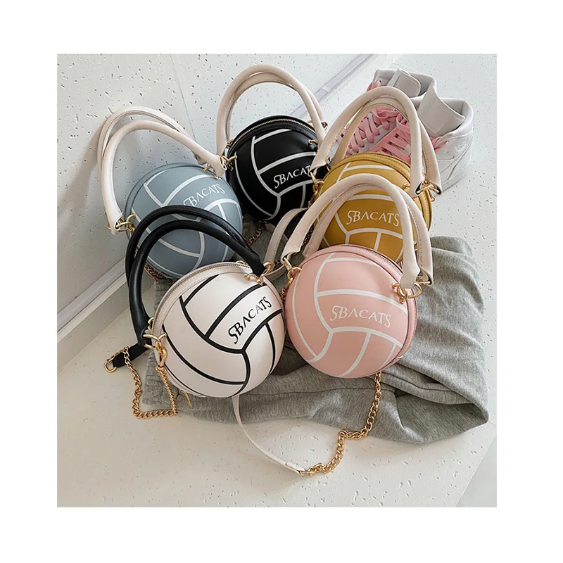 Personality Women Round Handbag Trendy Panelled Letter Basketball Shape Bag 2020 New Ball Clutch For Girl Crossbody Chains Purse
Personality Women Round Handbag Trendy Panelled Letter Basketball Shape Bag 2020 New Ball Clutch For Girl Crossbody Chains Purse