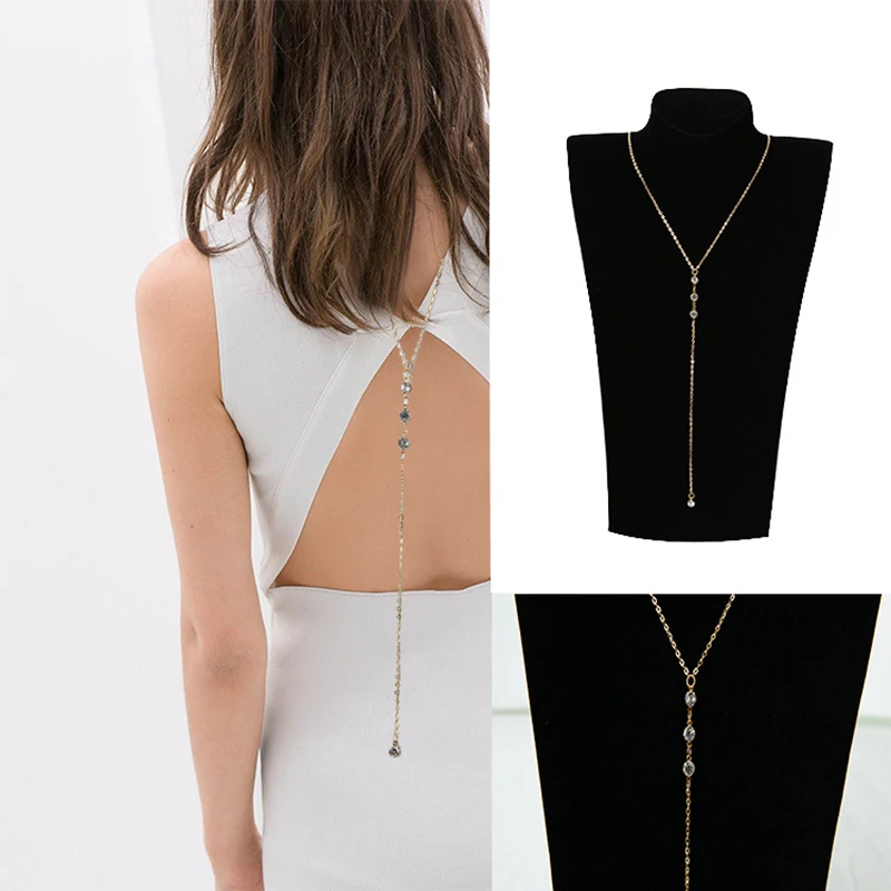 Jachon Crystal Backdrop Necklace Body Chain Summer Beach Body Jewelry for Women Jewelry Body Pearl Chain Dress Accessories, Picture
Jachon Crystal Backdrop Necklace Body Chain Summer Beach Body Jewelry for Women Jewelry Body Pearl Chain Dress Accessories, Picture